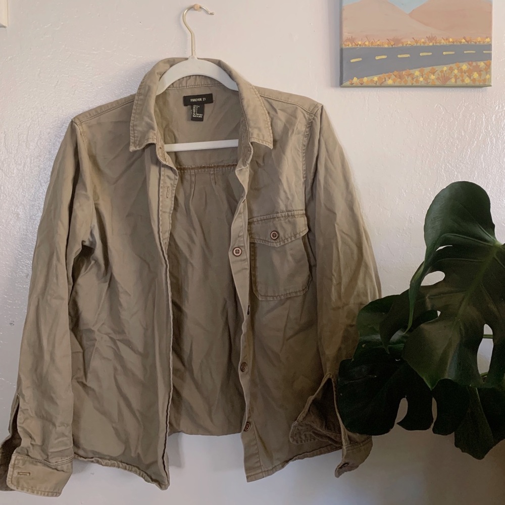Beige F21 Jacket • Large
